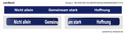 Bestbands · Solidaritätsarmband für Jobverlust · Standard